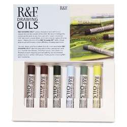 R&F - Drawing Oils Sets, 6 x 12 ml