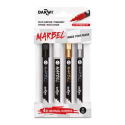 Darwi - Marbel, Marker universali, Set da 4