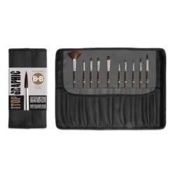 Borciani & Bonazzi - Top Graphic, Set di 10 pennelli sintetici