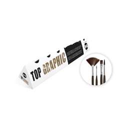 Borciani & Bonazzi - Top Graphic, Set di 4 pennelli per artisti