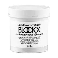 Blockx - Medium acrilico con effetto madreperla
