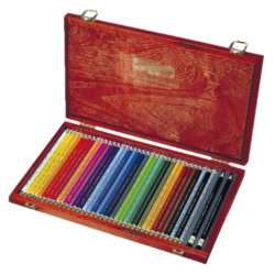 Koh-I-Noor - Polycolor, Set da 36 matite colorate in valigetta di legno
