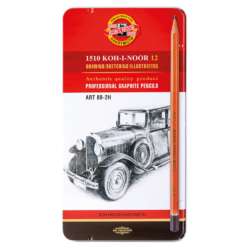 Koh-I-Noor - Matite in grafite 1510, Set da 12