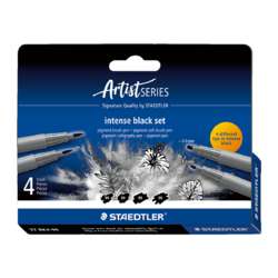 Staedtler - Pigment Arts Pen, Intense Black Set