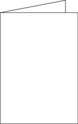 Clairefontaine Pollen, cartoline doppie 11x15,5cm (C6), Conf. 25 pz., Bianco