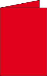 Clairefontaine Pollen, cartoline doppie 11x15,5cm (C6), Conf. 25 pz., Rosso ciliegia