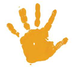 Gerstaecker - Colori a dita, Fl. 750 ml, Arancio