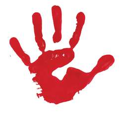 Gerstaecker - Colori a dita, Fl. 750 ml, Rosso