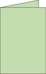Clairefontaine Pollen, cartoline doppie 11x15,5cm (C6), Conf. 25 pz., Verde