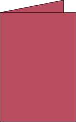 Clairefontaine Pollen, cartoline doppie 11x15,5cm (C6), Conf. 25 pz., Bordeaux
