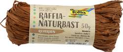 Folia - Fibre naturali di rafia, 50 g, Bruno