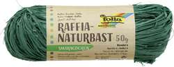 Folia - Fibre naturali di rafia, 50 g, Verde smeraldo