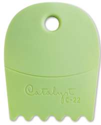 Catalyst - Mini spatola per pittura in silicone, Serie 20, Nr. 22, verde