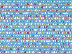 Décopatch - Carta decorativa, 30 x 40 cm, conf. 3 fogli, Cuoricini colorati