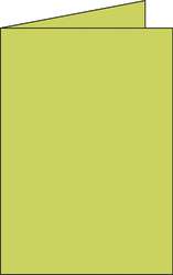 Clairefontaine Pollen, cartoline doppie 11x15,5cm (C6), Conf. 25 pz., Verde germoglio