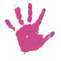 Gerstaecker - Colori a dita, Fl. 750 ml, Rosa