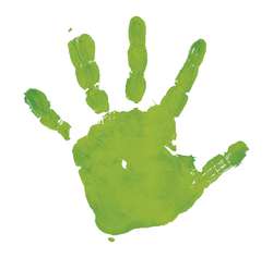 Gerstaecker - Colori a dita, Fl. 750 ml, Verde