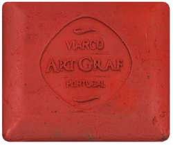 Viarco - Art Graf, Gessetto di grafite solubile in acqua, Rosso primario