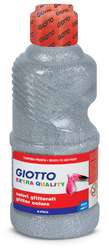 Giotto - Tempera glitter pronta all'uso, 250 ml, Argento