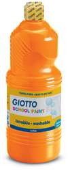 Giotto - School Paint, Colore a tempera, 1 L, Arancio