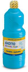 Giotto - School Paint, Colore a tempera, 1 L, Ciano