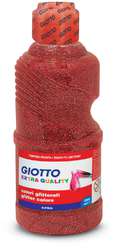 Giotto - Tempera glitter pronta all'uso, 250 ml, Rosso