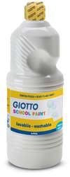 Giotto - School Paint, Colore a tempera, 1 L, Bianco