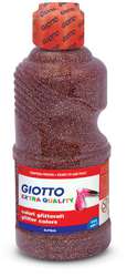 Giotto - Tempera glitter pronta all'uso, 250 ml, Bronzo