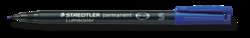 Staedtler - Lumocolor 313, Permanent Pen, punta fine, Superfine, 0,4 mm, Blu