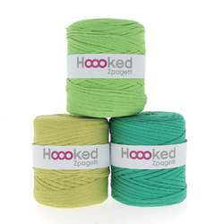 Cordoncino tessile Hooked Zpagetti, Tonalità di verde