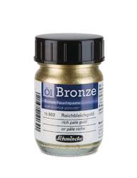 Schmincke - Oil Bronze, Pigmenti metallici per olio, 50 ml, Oro pallido ricco