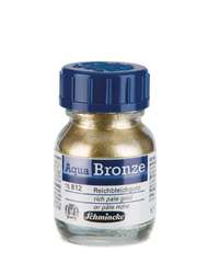 Schmincke - Aqua Bronze, Pigmenti metallici per gouache e acquerello, 20 ml, Oro pallido ricco