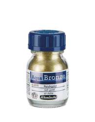 Schmincke - Aqua Bronze, Pigmenti metallici per gouache e acquerello, 20 ml, Oro ricco