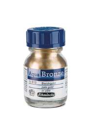 Schmincke - Aqua Bronze, Pigmenti metallici per gouache e acquerello, 20 ml, Oro pallido