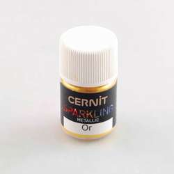 Cernit - Sparkling, Polvere di pigmento, 5 g, Oro metallico