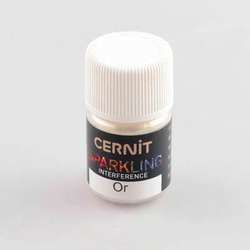 Cernit - Sparkling, Polvere di pigmento, 5 g, Oro interferenza