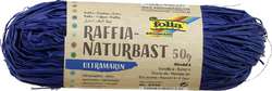 Folia - Fibre naturali di rafia, 50 g, Blu oltremare
