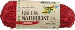 Folia - Fibre naturali di rafia, 50 g, Rosso