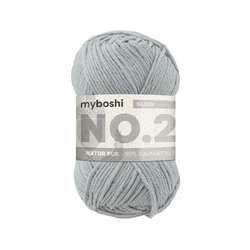 Myboshi - NO.2, Lana, 50 g, 100 m, Argento