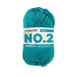 Myboshi - NO.2, Lana, 50 g, 100 m, Turchese