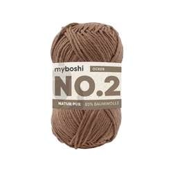 Myboshi - NO.2, Lana, 50 g, 100 m, Ocra