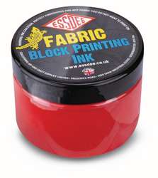 Essdee - Fabric, Inchiostri per linoleografia su tessuto, 150 ml, Rosso