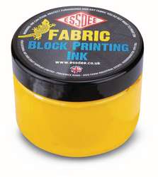 Essdee - Fabric, Inchiostri per linoleografia su tessuto, 150 ml, Giallo