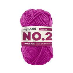 Myboshi - NO.2, Lana, 50 g, 100 m, Fucsia