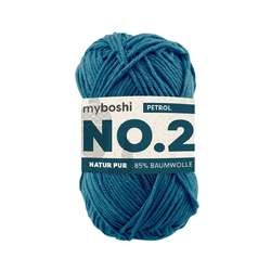 Myboshi - NO.2, Lana, 50 g, 100 m, Petrolio