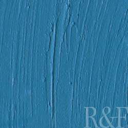 R&F - Handmade Paints, Colori per encausto, 40 ml, Turquoise Blue