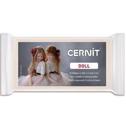 Cernit - Doll, Pasta modellabile effetto porcellana, 500 g - traslucido, Rosa beige