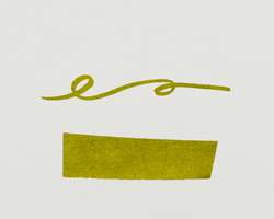 Herbin - Inchiostro profumato per calligrafia e disegno, 30 ml, Verde - profumo di limone