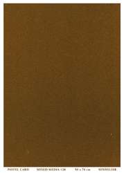 Sennelier - Pastel Card Mixed Media, Fogli singoli 50 x 70 cm, 50 x 70 cm, Terra di Siena bruciata