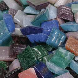 Joy - Pietre per mosaico, 10 x 10 x 4 mm - 200g, Mix colorato deluxe